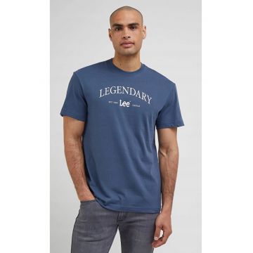 Tricou barbati -  Legendary Tee - regular fit - albastru - bumbac -