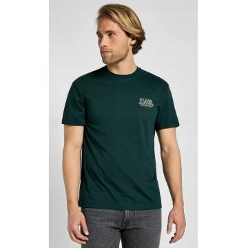 Tricou barbati -  supradimensionat - verde - bumbac