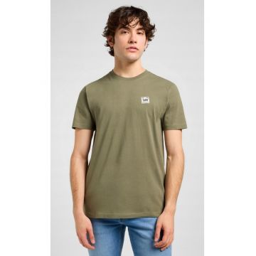 Tricou de barbati -  regular fit - verde - bumbac