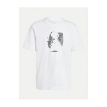 Tricou pentru barbati -  alb - bumbac