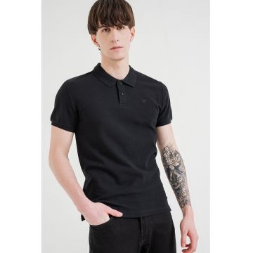 Tricou polo cu croiala slim-fit