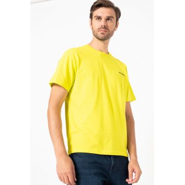 Tricou de bumbac cu logo Brock