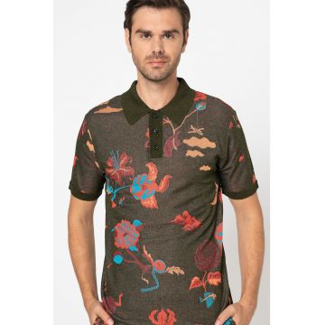 Tricou polo cu imprimeu