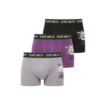 3 perechi boxeri - ECKO.01.40002 - Multicolor - Multicolor