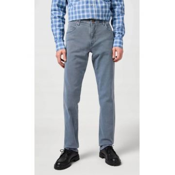 Blugi regular straight gri-albastru - Gri