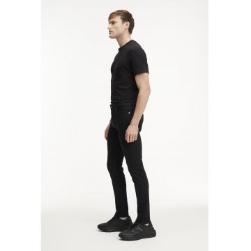 Blugi slim fit cu 5 buzunare - Negru