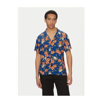 Camasa barbati  albastru inchis - bumbac