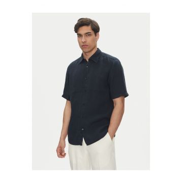 Camasa barbati -  bleumarin inchis - bumbac