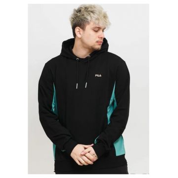 Hanorac cu segmente contrastante Blankaholm - Negru -