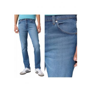 Jeans bărbați -  Larston 812 - slim tapered - albastru - L30 - Albastru