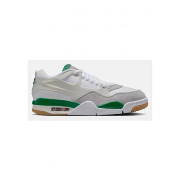 Pantofi sport barbati  Air Jordan 4 - gri/verde - Max Air - material textil