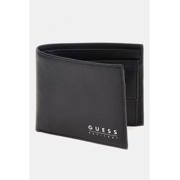 Portofel din piele Fidenza - Negru