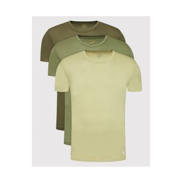 Set de tricouri barbati  verde - bumbac -