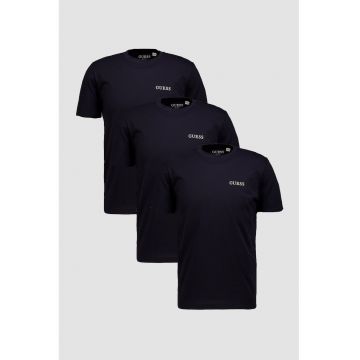 Set de tricouri de casa din bumbac - 3 Piese - Albastru ultramarin