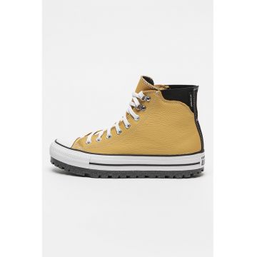 Tenisi unisex impermeabili din piele Chuck Taylor All Star City - Galben mustar