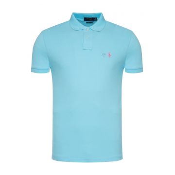 Tricou  albastru deschis - bumbac - barbati