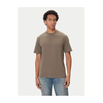 Tricou barbat  kaki - bumbac