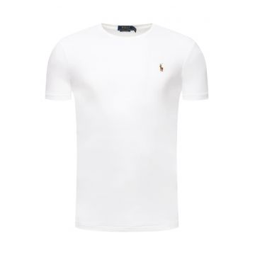 Tricou  barbati - alb - bumbac -