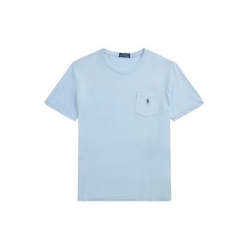 Tricou  barbati - albastru - bumbac