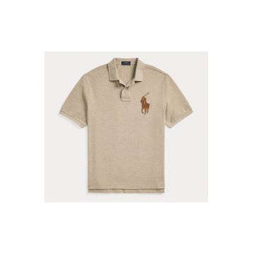 Tricou barbati  bej - bumbac -