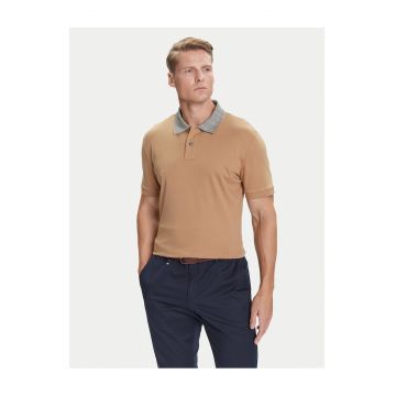 Tricou barbati  bej - bumbac - polo