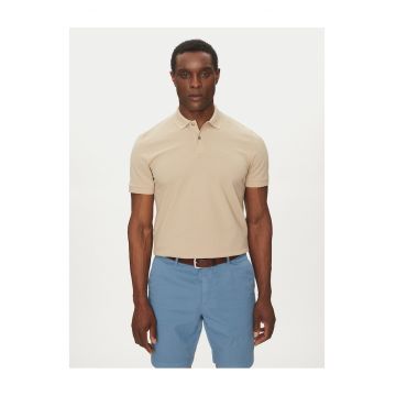 Tricou barbati  bej - din 100% bumbac -