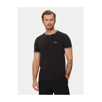 Tricou barbati  negru - bumbac -