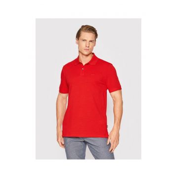 Tricou barbati -  rosu - 60% bumbac organic - 40% bumbac -