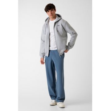 Tricou cambrat cu decolteu la baza gatului - pentru fitness - Alb murdar