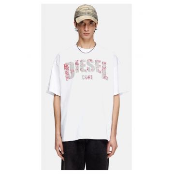 Tricou cu logo supradimensionat