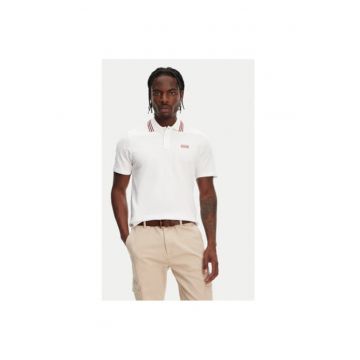 Tricou polo barbati  HARM0037242 - Bumbac - Alb - Alb