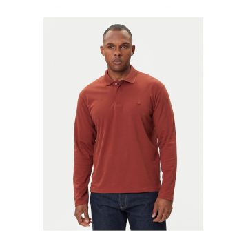 Tricou polo barbati  maro - bumbac