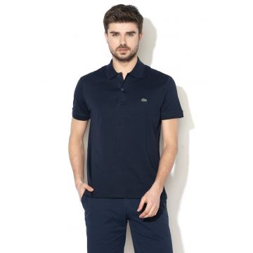 Tricou polo regular fit de bumbac - Bleumarin