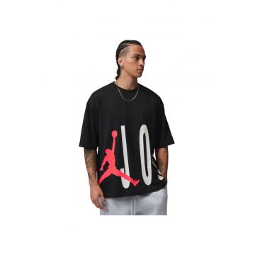 Tricou  Torso Oversized SS Crew 58125 - Negru