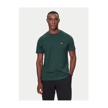 Tricou  verde pentru barbati - bumbac - Verde