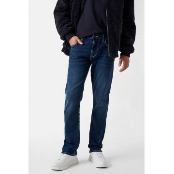 Blugi slim fit - Albastru inchis