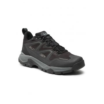 Bocanci trekking barbati  11749 - Textil - Negru - Negru