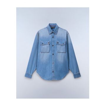 Camasa din denim Kiene - Albastru