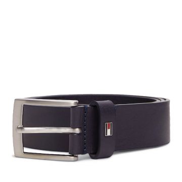 Curea bărbați Tommy Hilfiger bleumarin din piele 3421BCU3014BL