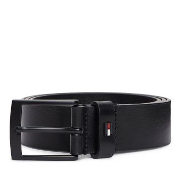 Curea bărbați Tommy Hilfiger neagră din piele 3421BCU3014N