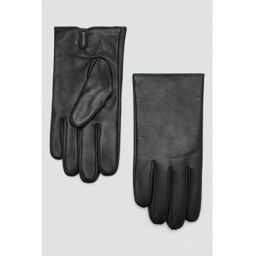 Manusi din piele cu captuseala din lana