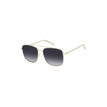 Ochelari de soare aviator - Auriu