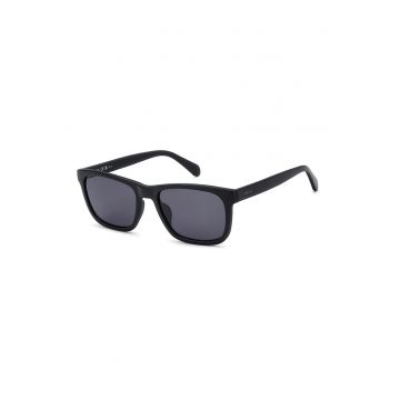 Ochelari de soare patrati cu lentile uni - Negru