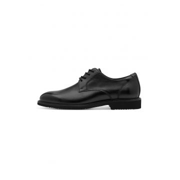 Pantofi derby de piele - Negru