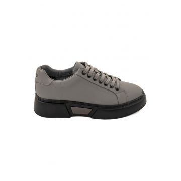Pantofi sport din piele naturala Douglass - Gri