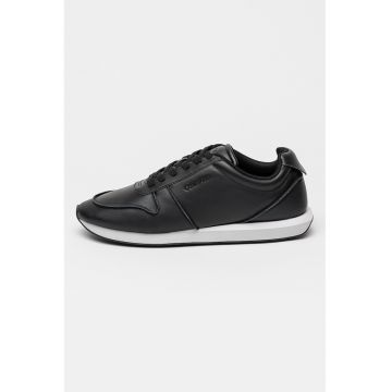 Pantofi sport din piele Retro Runner - Negru