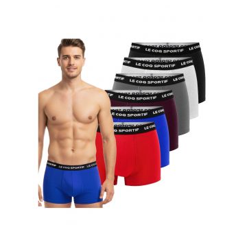 Set 6 Boxeri Barbati -  Bumbac - Multicolor