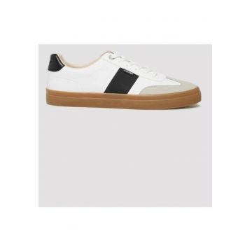 Tenisi cu detalii contrastante - Alb