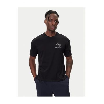 Tricou barbati  negru - material bumbac 100%