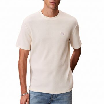 Tricou Calvin Klein SS WAFFLE BADGE CREWNK TEE